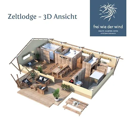 Luxury tent Frei Der Wind-glamping *